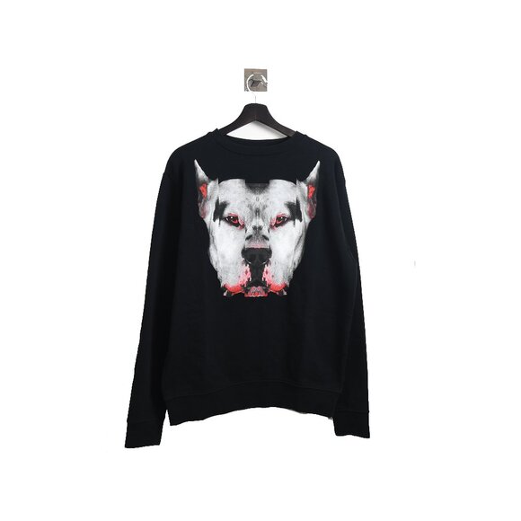 Marcelo Burlon Devil Dog Printed Sweater Black - Picture 1 of 2